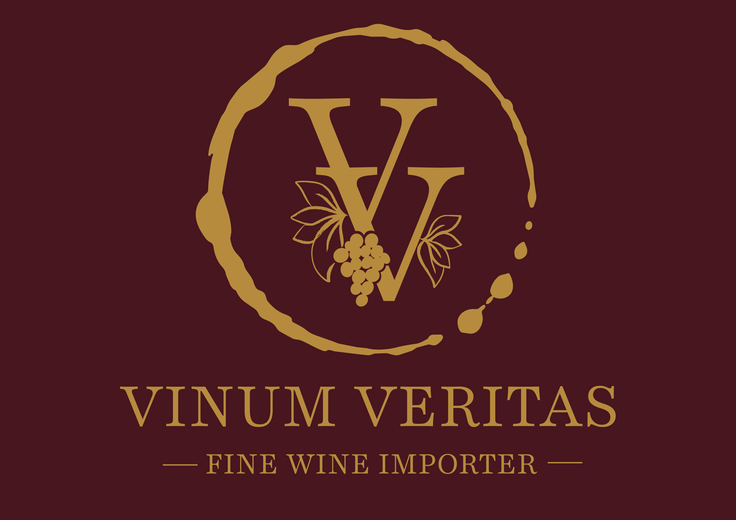 Vinum Veritas - Burgandy Background